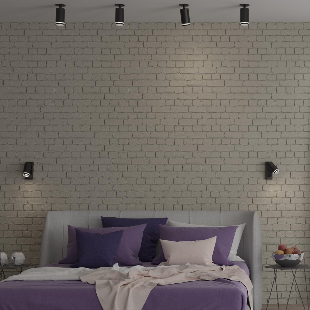 Светильник 6 см, Novotech Ular 370881, черный