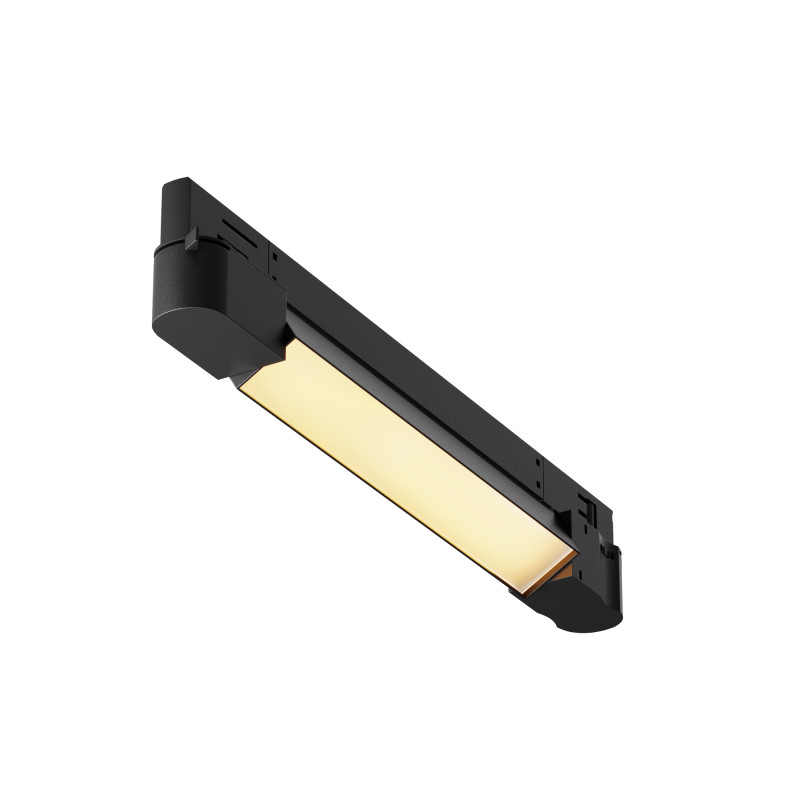 Трековый трехфазный светильник 38 см, 10W, 2700K, Maytoni Basis TR196-3-10W2.7K-B, черный