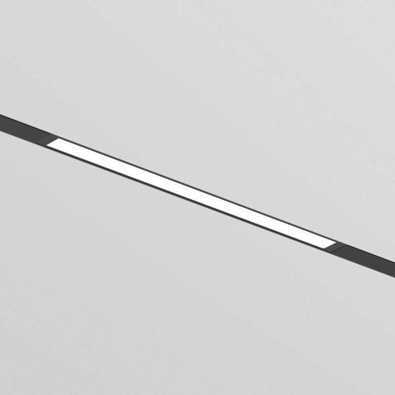 Трековый однофазный светильник 41 см, 18W, 4000K, Denkirs Simple Linear DK8204-BK, черный