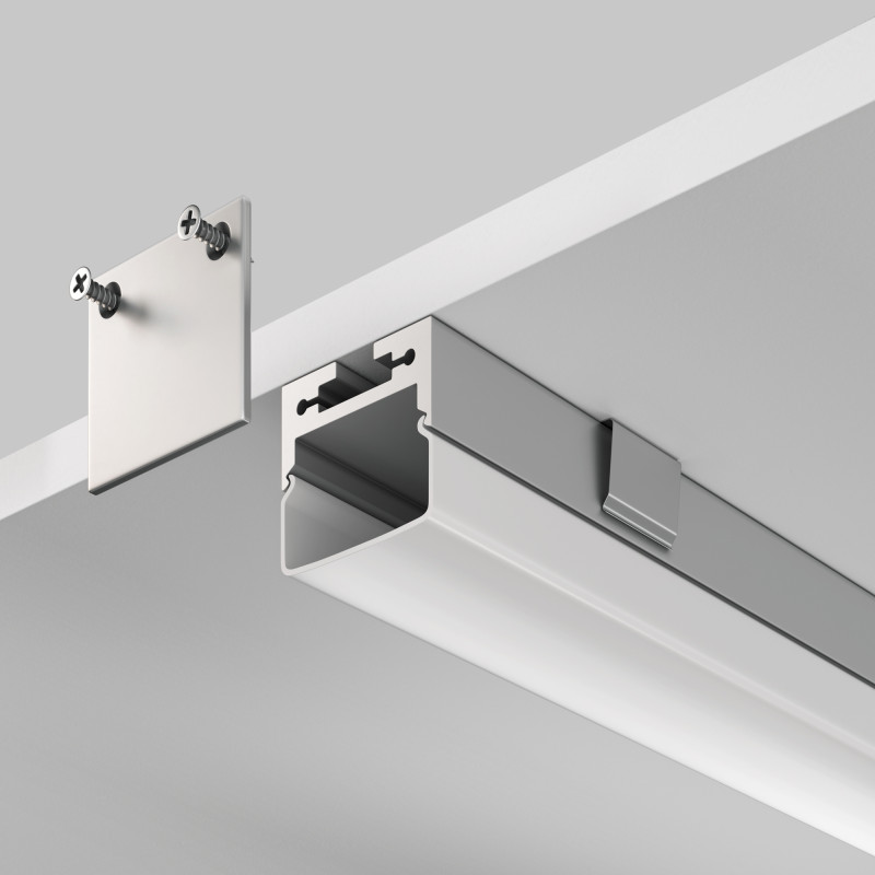 Алюминиевый профиль 2000*20*20 мм для светодиодной ленты Maytoni Led strip ALM-2020B-S-2M