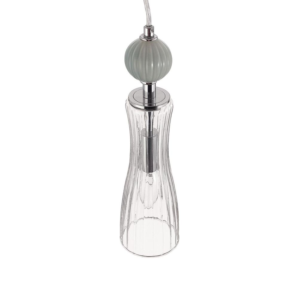 Подвес *8,5*225-225 см, 1*E14*40W, Lumion Emily LUM8269/1A, хром; серый