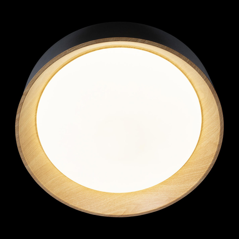 Светильник *45 см, 1*LED*36W, 4000К Loft It 10202 Black Coin, Черный