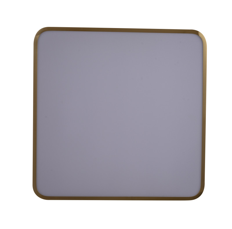 Накладной светильник 40*40*4 см, LED, 48W, 4000K Zortes Monna ZRS.1209.03, латунный