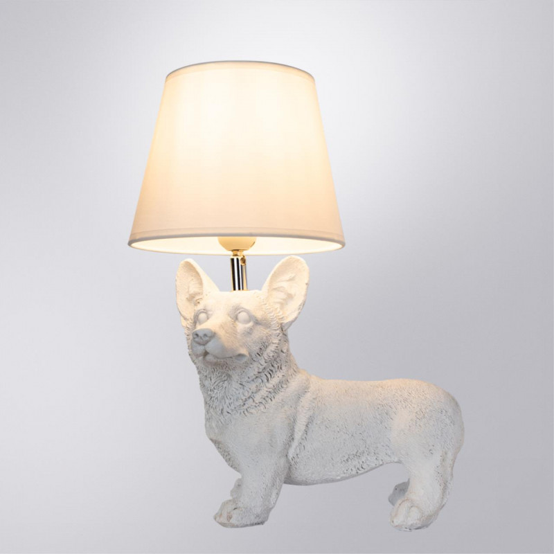 Светильник 41 см, Arte Lamp SCHEDAR A4008LT-1WH, белый