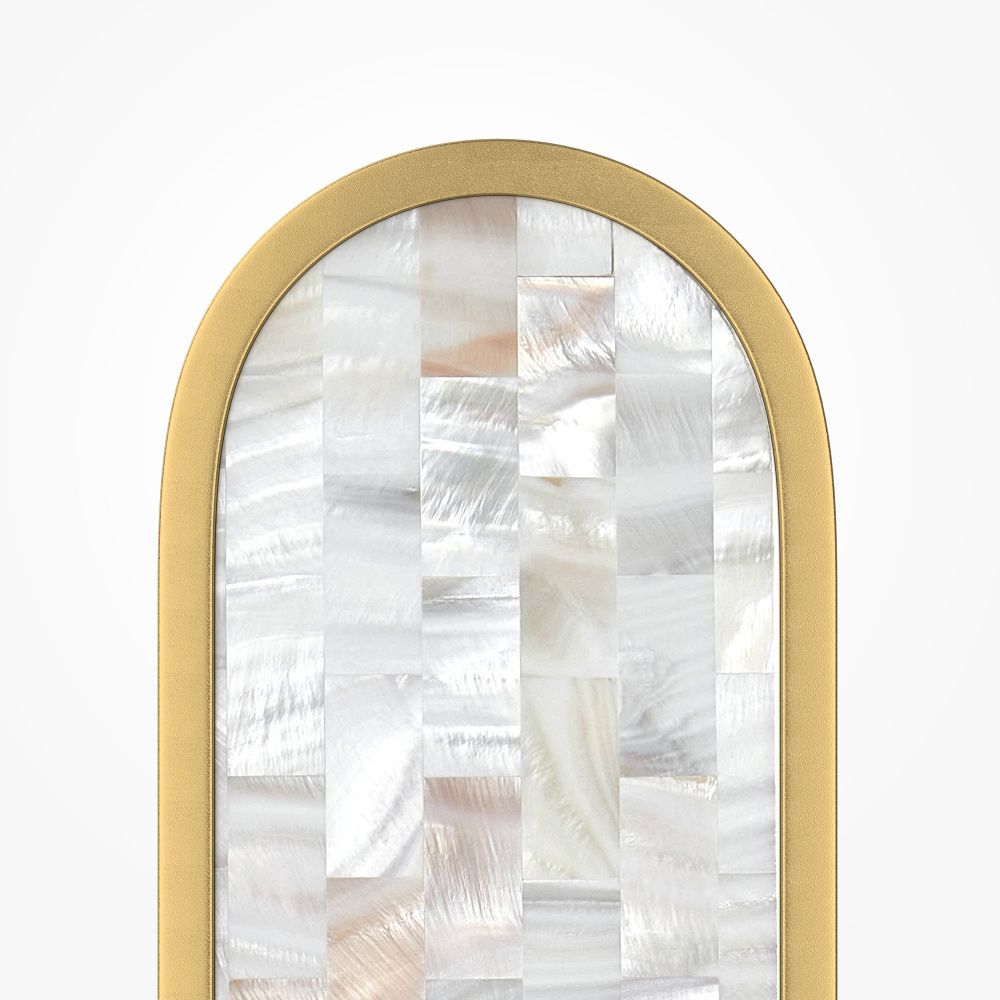 Бра 4,4*10,7*-30 см, *LED*15W, 2700-4000K, Maytoni Perlamour MOD429WL-L15BSK, Латунь