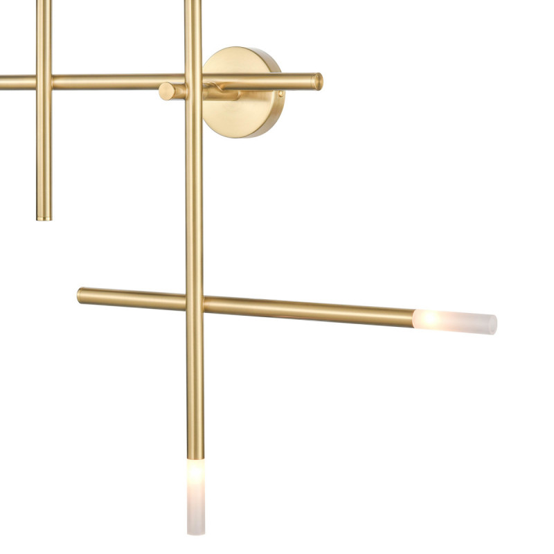 Бра 16*83*83 см, 4*G4 латунь Vele Luce Corda VL5534W24