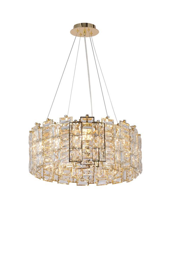 Люстра Ø500 x H210, мм, 8*40W (320W), GOLD (Золото) NewRgy 501-500GD GOLD