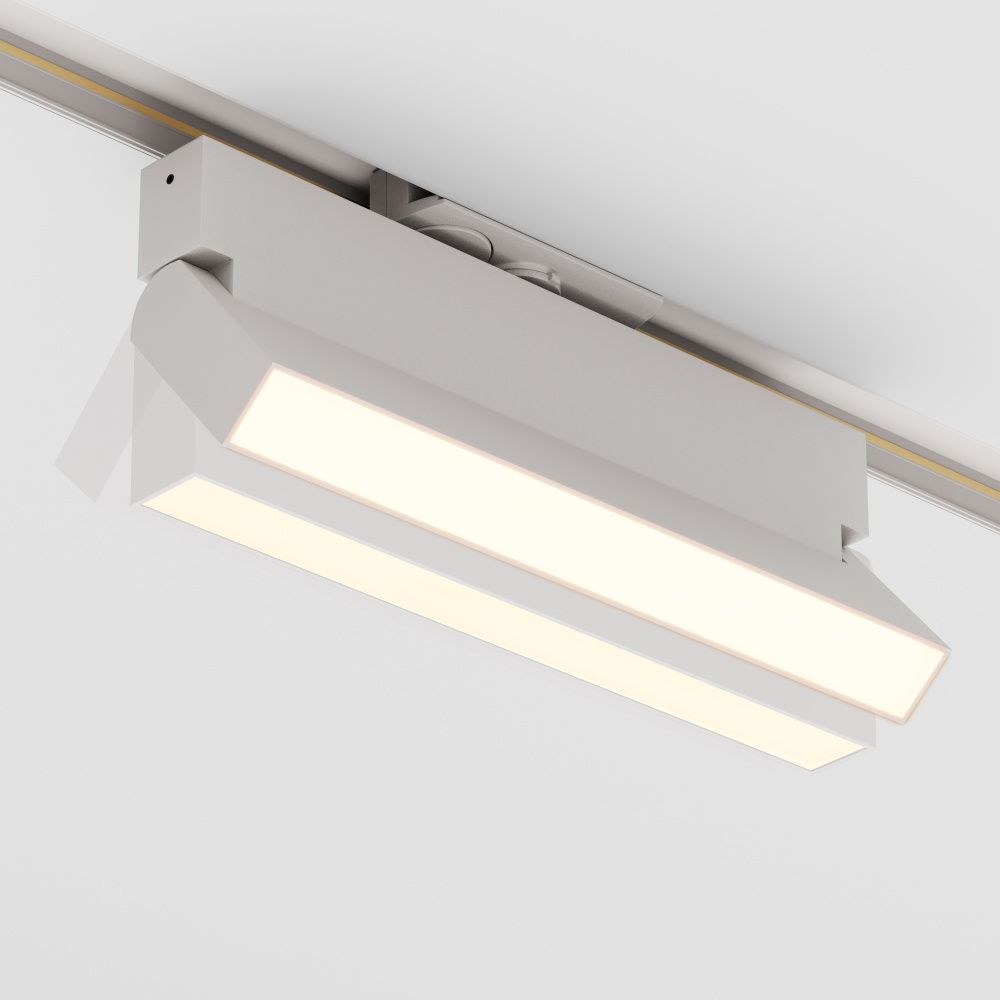 Трековый светильник  TR223-1-12WCCT-W-W 21,9*3,2*-10,7 см, *LED*12W, K, Maytoni technical UNITY TR223-1-12WCCT-W-W, Белый