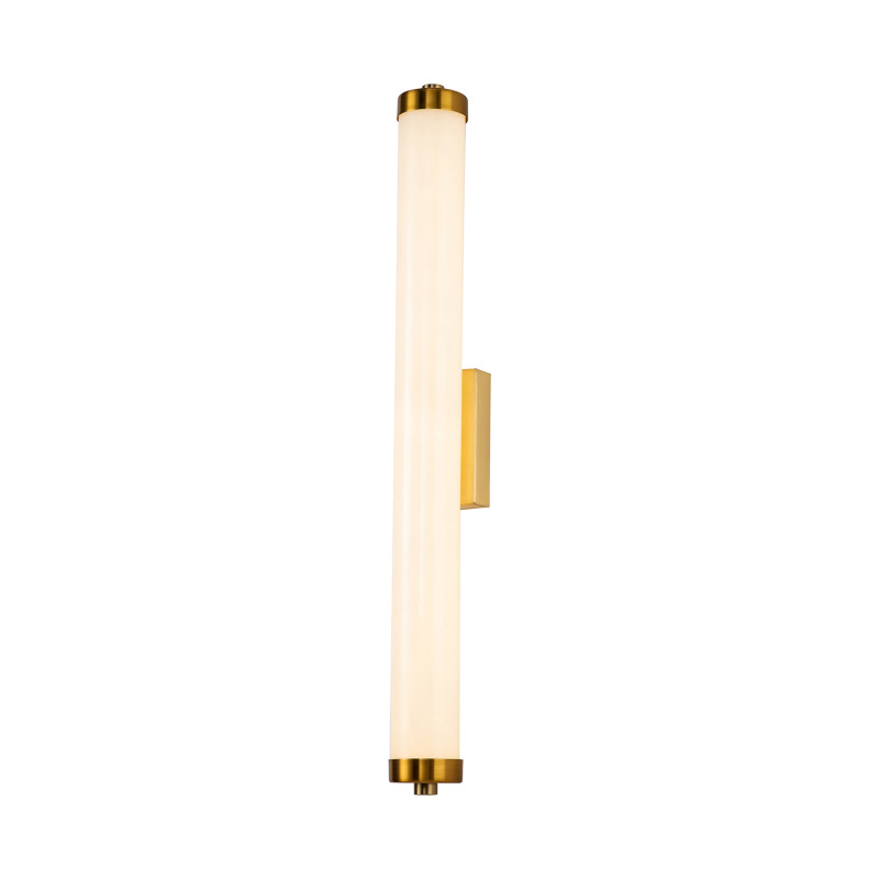 Бра Favourite Tectoria 3000-1W, D80*W110*H500, латуни, плафон из искусственного белого мрамора