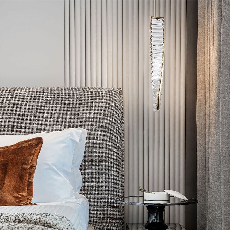 Подвесной светильник 8*4*190 см, LED 12W, 4000K, Латунь MODESTYLE MS.88910.1 BS