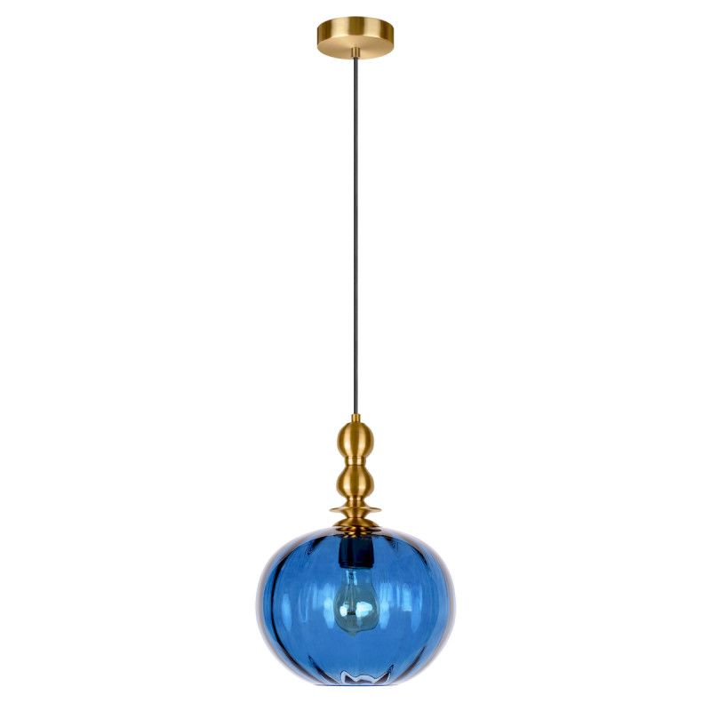 Подвесной светильник *25*-22,5 см, 1*E27*40W, LOFT IT Melon 10426 Blue, бронзовый