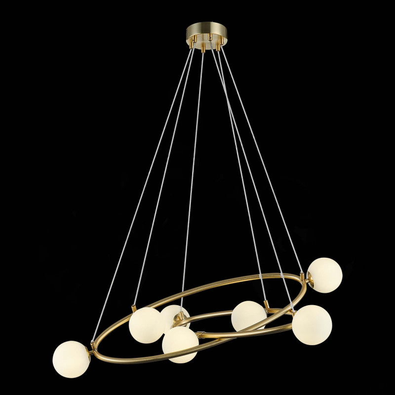 Люстра подвесная 82 см, ST LUCE RIALTO SL1508.203.07 Золотистый