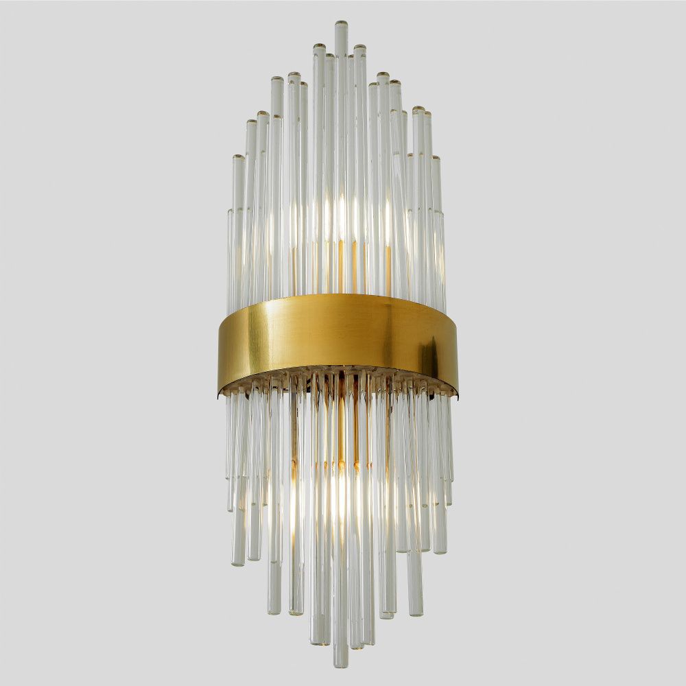 Настенный светильник 20*12* см, Е14 2x40ВтW, , Латунь MODELUX ML.502.02 BS