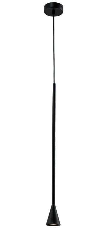 Светильник подвесной 8 см, Crystal Lux ENERO SP1 BLACK черный