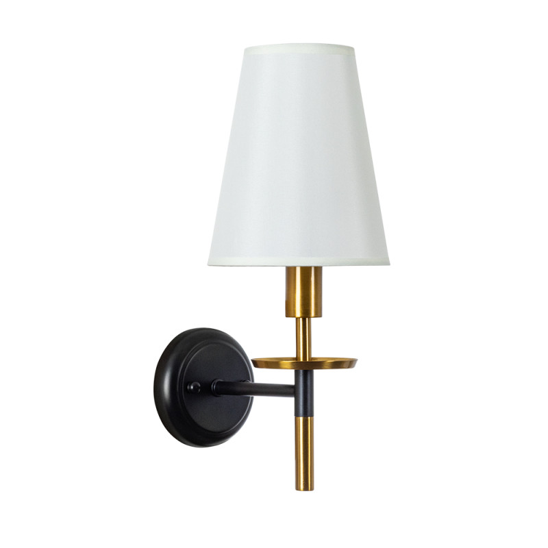 Бра 26*15*38 см, 1 E14*40W,  К, Arte Lamp Riccardo A4075AP-1BK, Черный