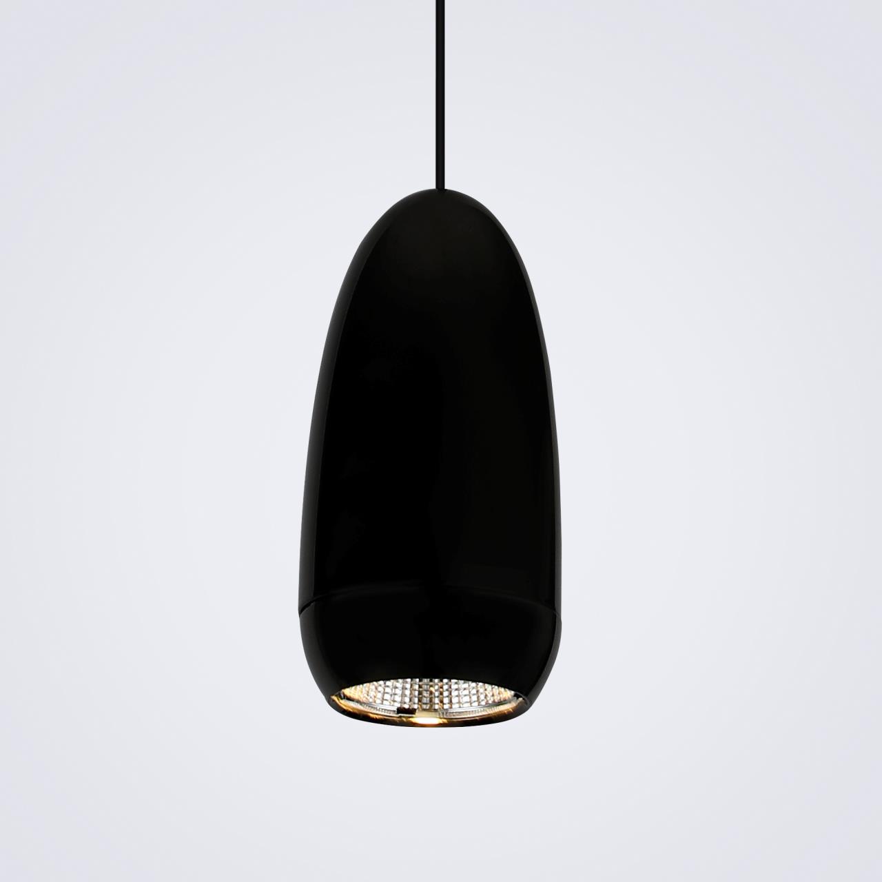 Подвесной светильник 11*5,5*200 см, LED 5W, 4200K, Черный LED4U L8756-1 BK