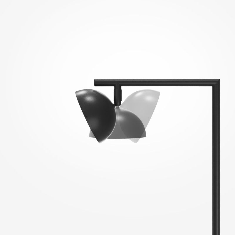 Торшер 30*24*215 см, LED*13W, 3000K, Maytoni Pikant MOD372FL-L10B3K, черный