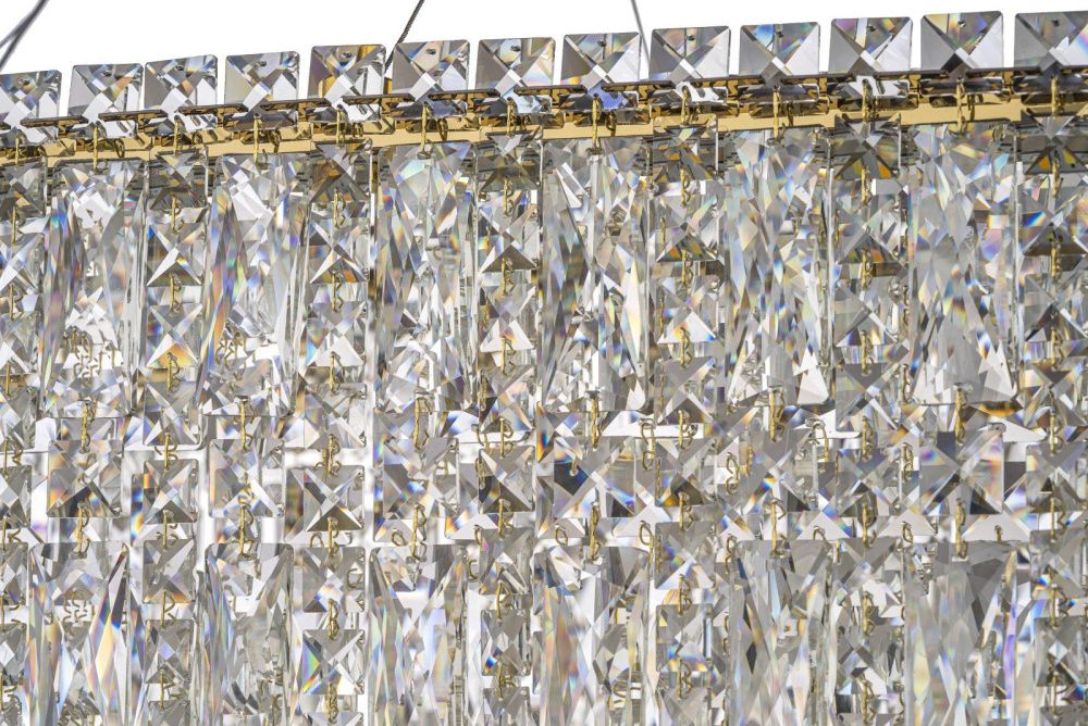 Люстра подвесная ** см, Led лента*LED*150W, 3000/6000K, Arti Lampadari Ovindoli Nickel Ovindoli L 1.5.120x40.100 G, Золото