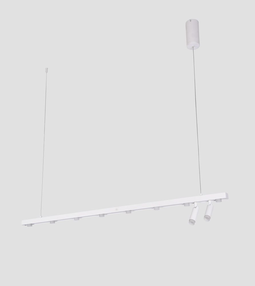 Светильник подвесной ElegantLight DZN-8227 WHITE D120/H120/8+2/LED/30W/3000K 23-12 VISION