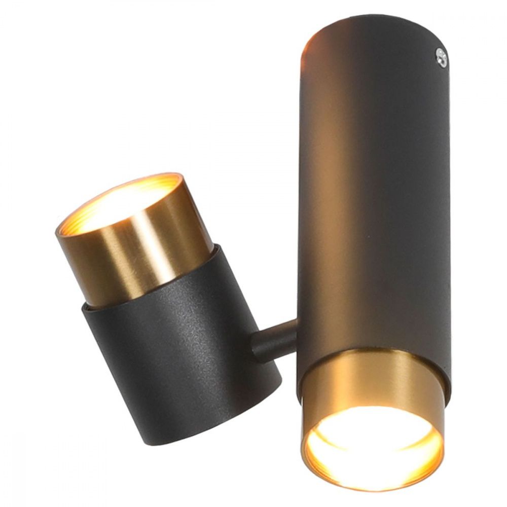 Потолочный светодиодный светильник Lussole Loft Koyukuk LSP-8378, черный-бронза
