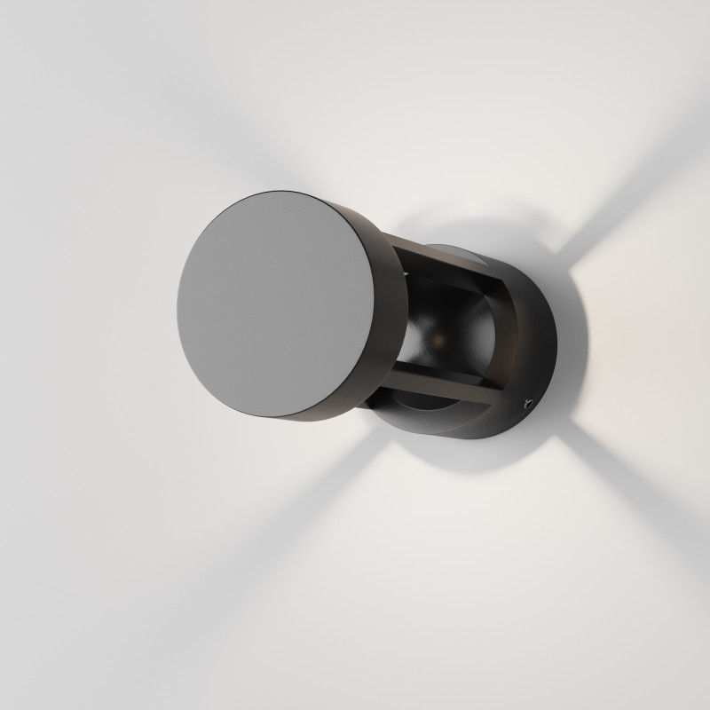 Светильник настенный 9*9*20 см, LED, 9W, 3000К, Maytoni Vint O458WL-L9GF3K серый