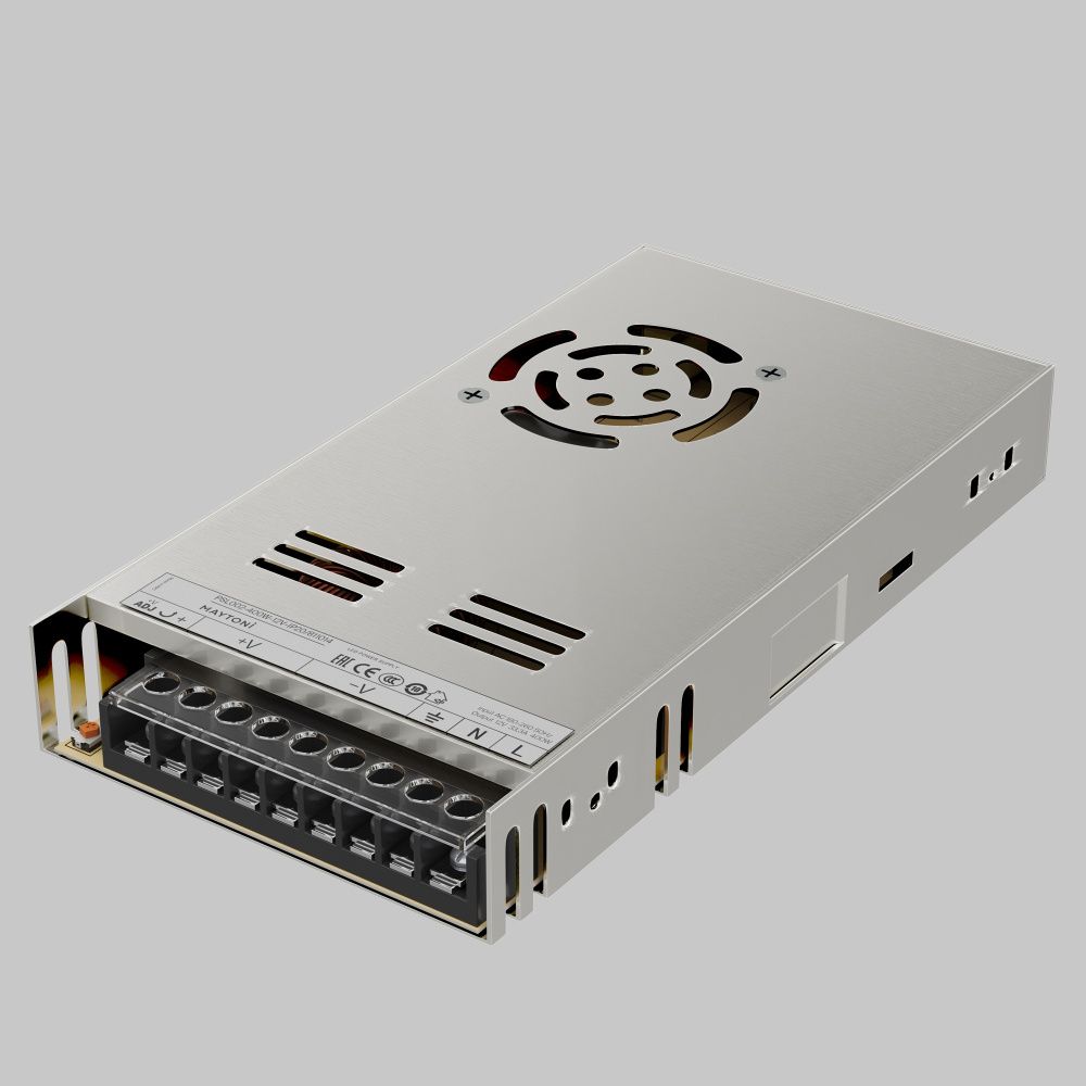 Блок питания PSL002 12V 400W IP 20 811014, 22*12*3 см, Maytoni Led Strip 811014, Серебро