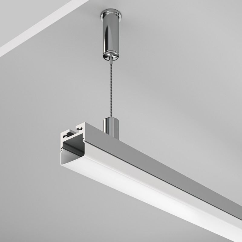 Алюминиевый профиль 2000*20*20 мм для светодиодной ленты Maytoni Led strip ALM-2020B-S-2M