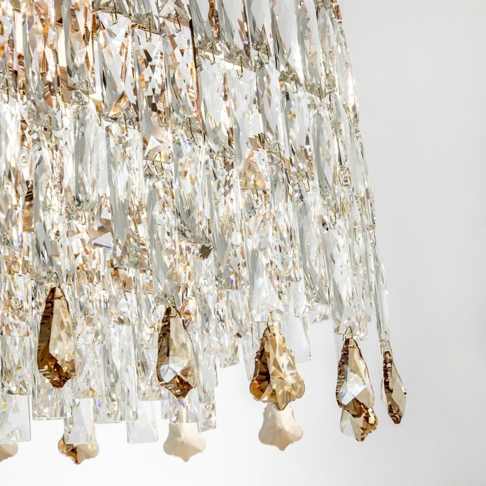 Подвесная люстра 31*90*42/88 см, 13*Е14 MODELUX ML.7073.13 GD золото