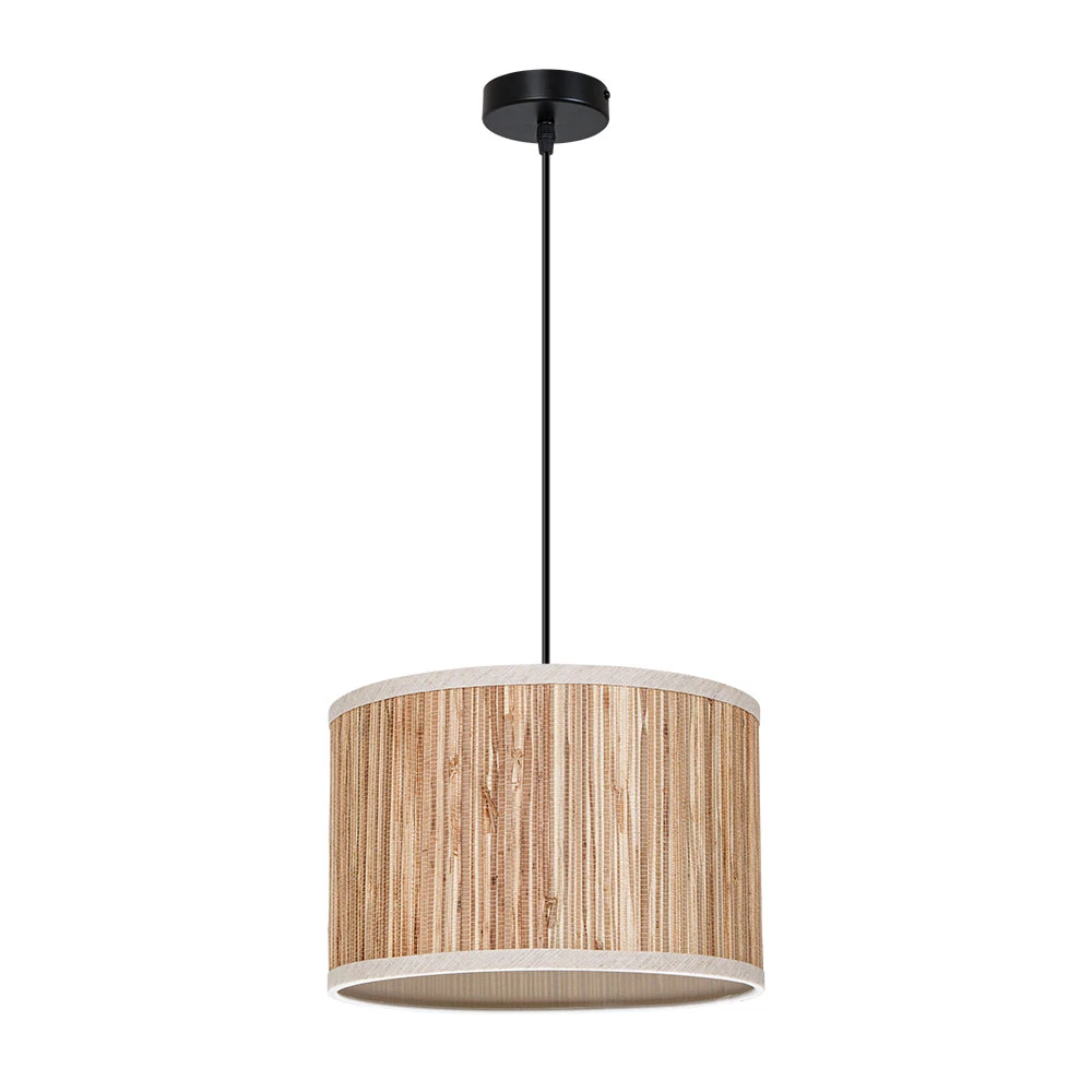 Светильник подвесной 30*30*25 см, 1*E27*40W, Arte Lamp Straw A7091SP-1BK, Черный