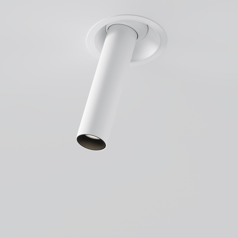 Встраиваемый светильник 3*3*21,6 см, LED, 7W, 4000К, Maytoni Technical Focus T C140RS-L200-7W4K-W белый