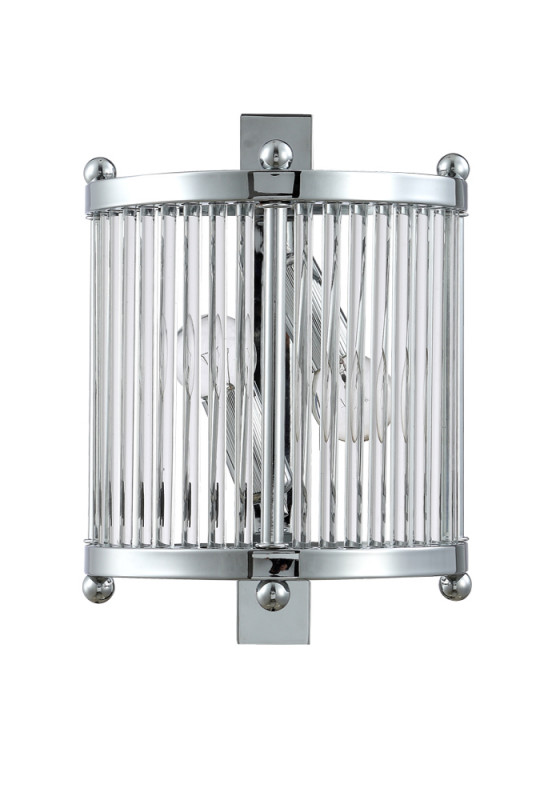Бра 20*14 см, Crystal Lux TADEO AP2 CHROME/TRANSPARENTE хром