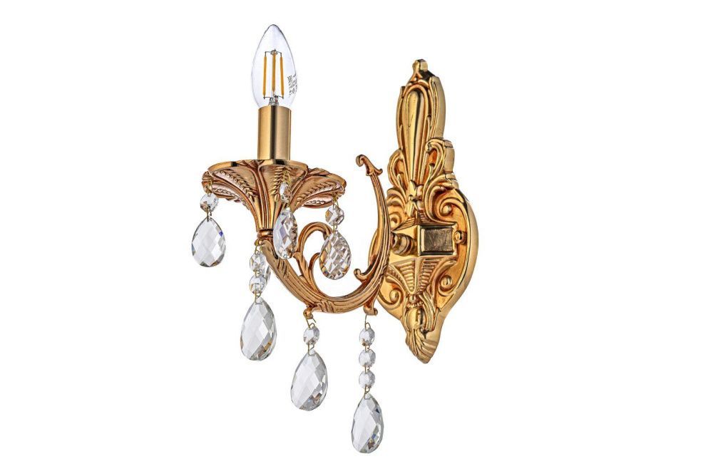 Бра *15*36 см, 1*E14*40W, Dio D`arte Carisio Carisio E 2.1.1.600 GB, Золото