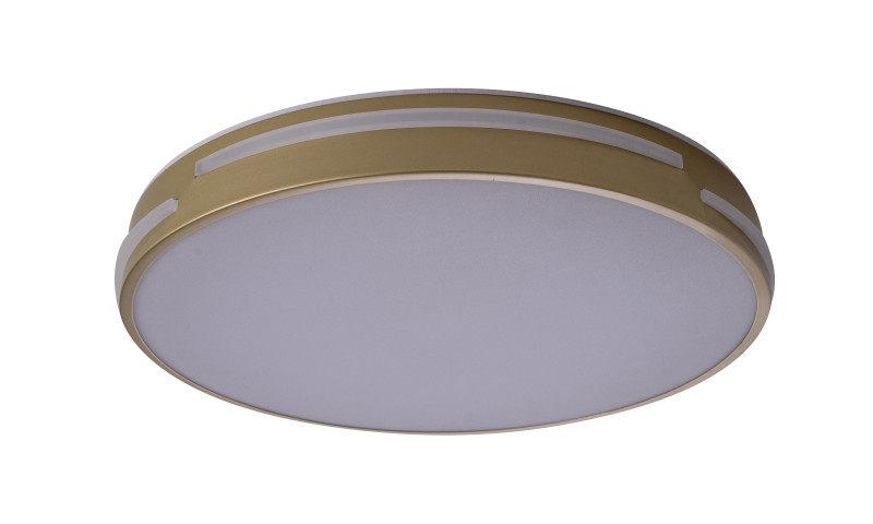 Накладной светильник 40*4 см, LED, 48W, 4000K Zortes Gabby ZRS.90610.40, латунный