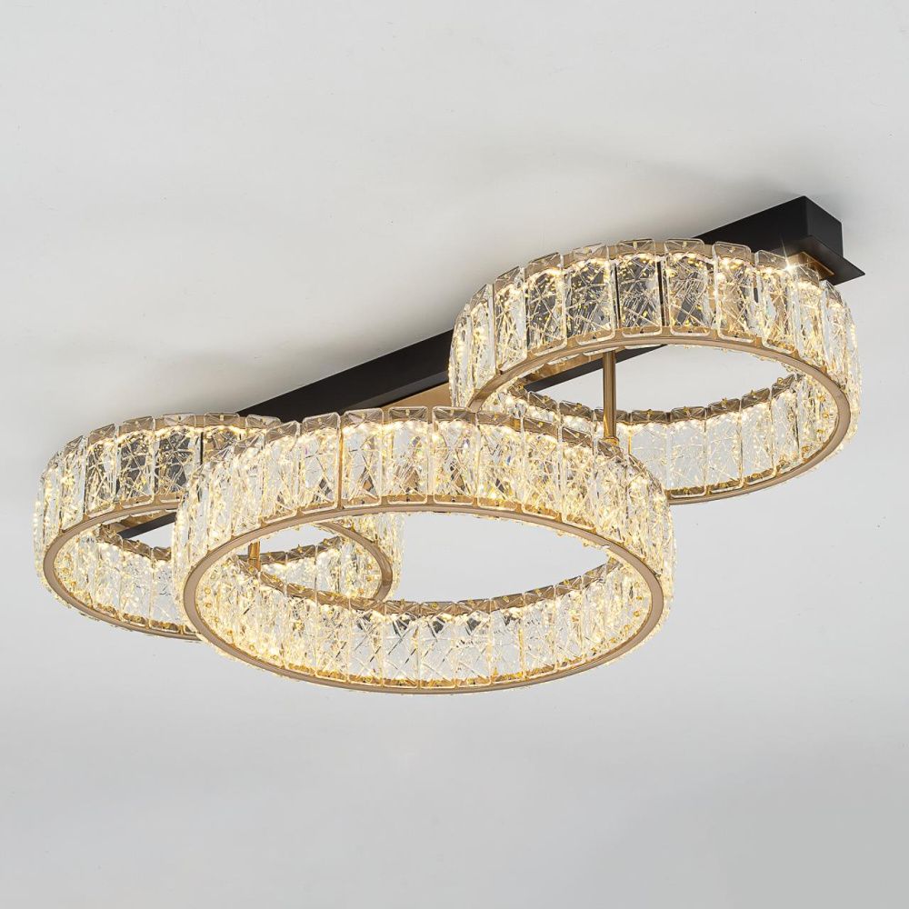 Светильник 75 см, 45W, 3000K, Citilux PALANT CL325162 LED, черный-бронза