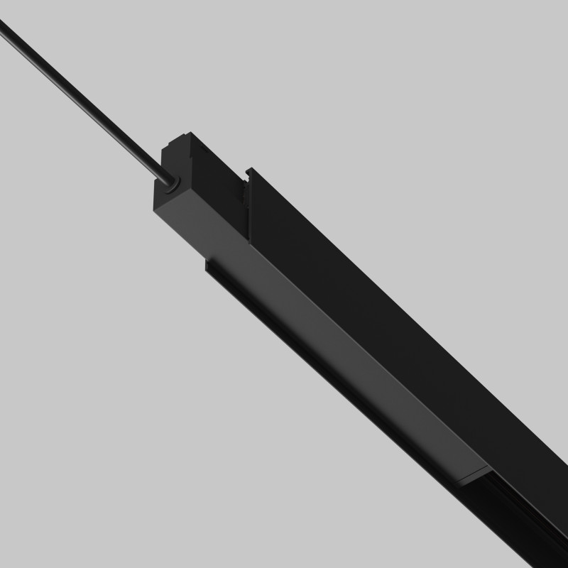 Адаптер 22,5*2,2*4,3 см, 100W, Maytoni Technical Magnetic track system Exility накладной черный TRA034DR-100W-DD-B черный