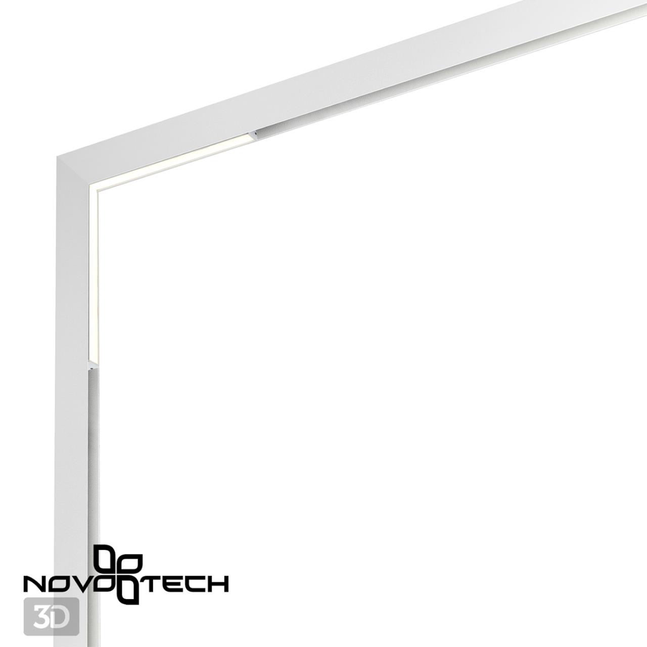 Трековый светильник для низковольтного шинопровода LED Novotech Flum 358607, LED, 4000K, белый