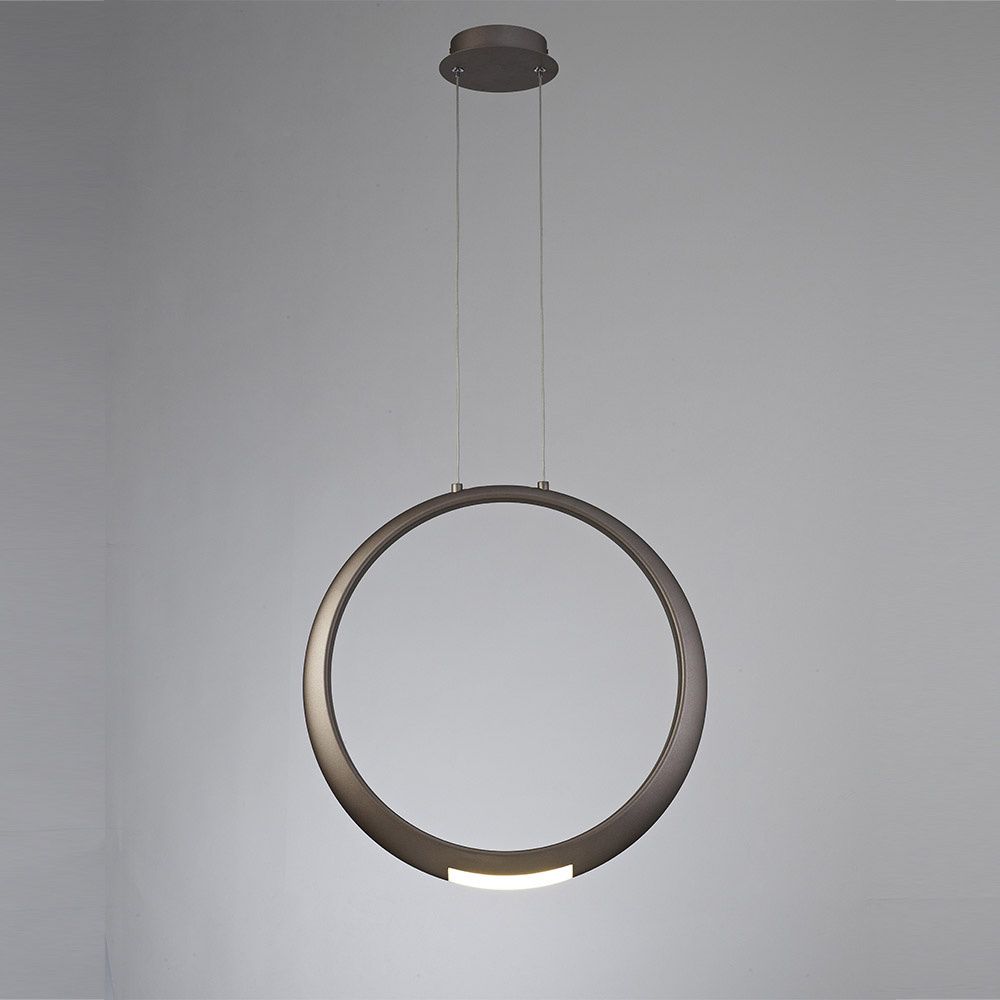 Подвесной светодиодный светильник Mantra Ring 6171 коричневый