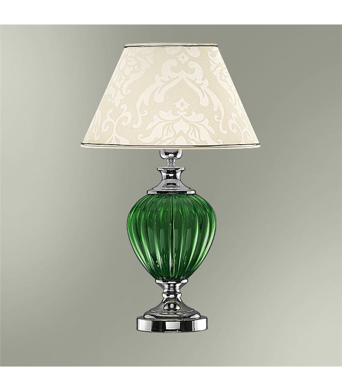 Настольная лампа Good light (Фотон) с абажуром 33-402Х/85142, зеленый, бежевый