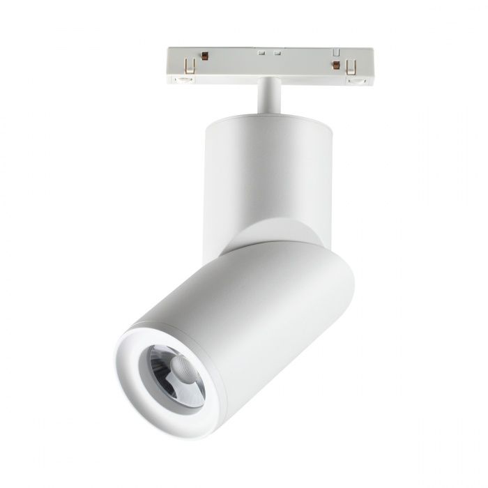 Трековый светильник для низковольтного шинопровода LED Novotech Flum 358546, 15W LED, 4000K, белый