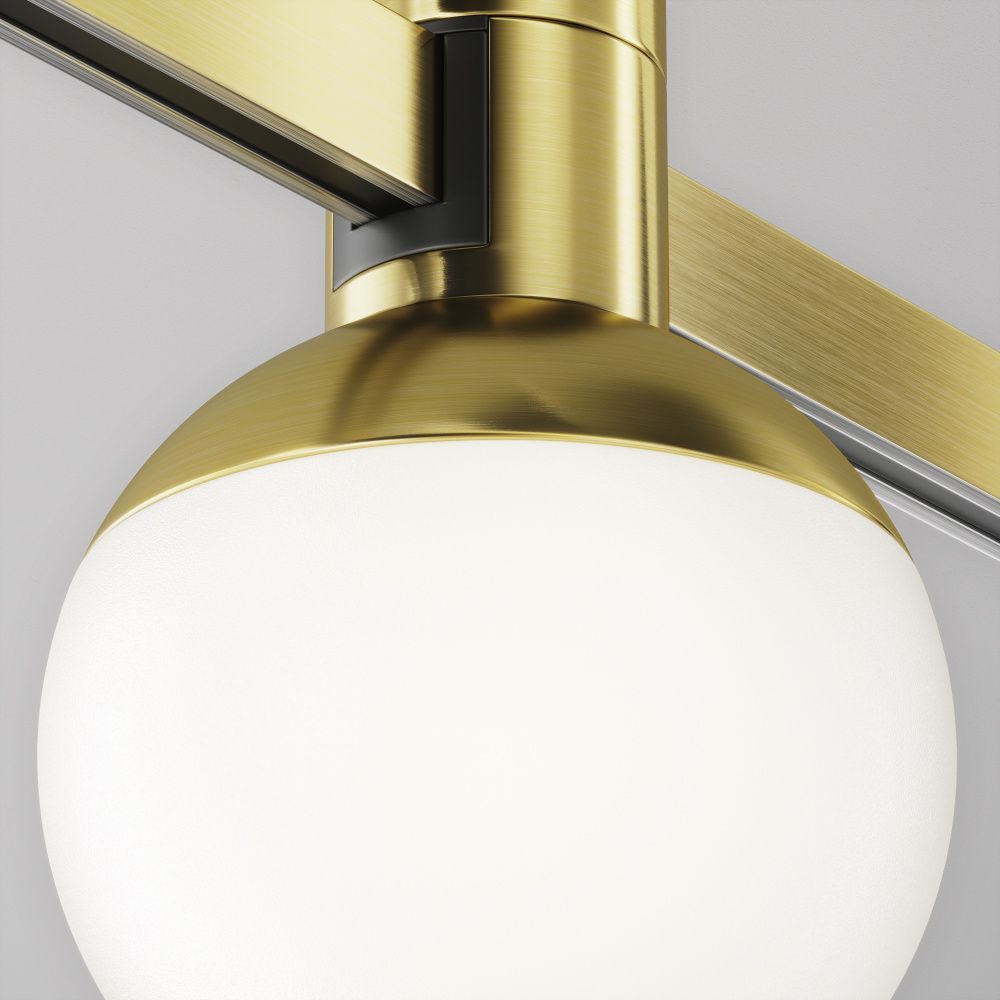 Трековый светильник Luna Flarity 4000K 5Вт 120°, 10,9 см, LED*5W, Maytoni TR149-1-5W4K-BS, Латунь