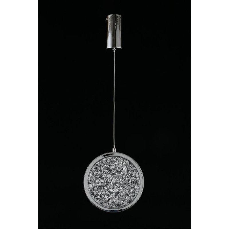 Подвесной светильник 20*50-150 см, 1*LED, 7W, K, Aployt Yulali APL.048.16.07, хром