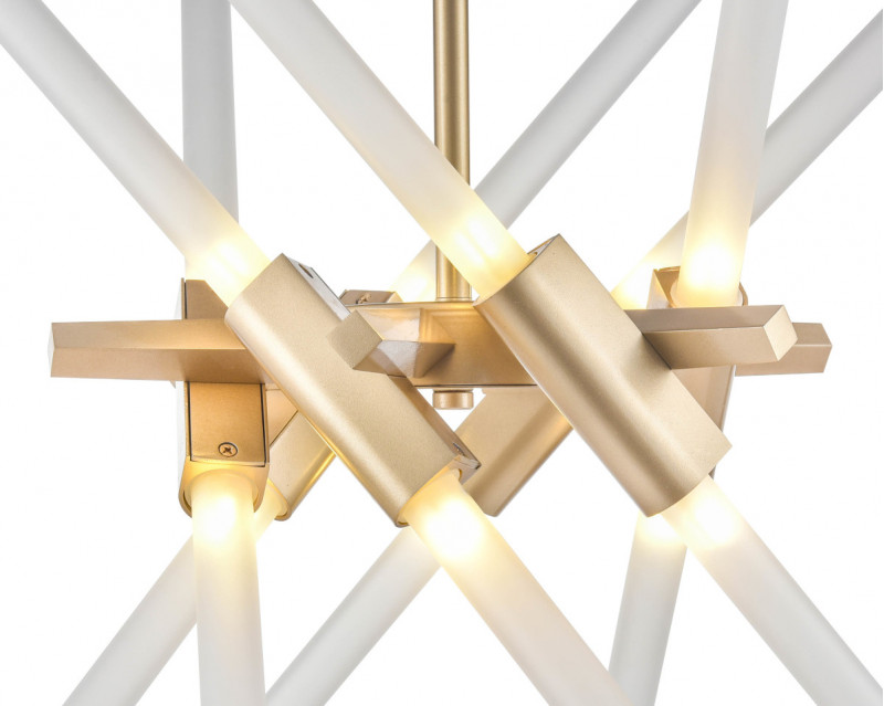 Подвесной светильник  50*140 см, 12*G9 шампань Vele Luce Fury VL5684P12