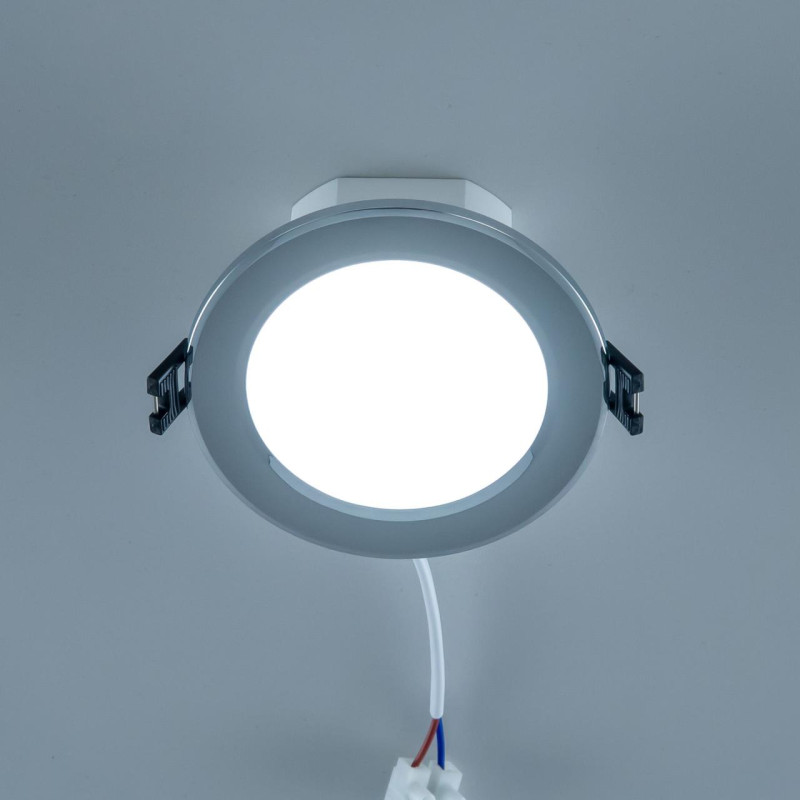 Светильник встроенный 11*4,2 см, LED*7 W, 3000-5500-4000 К, Хром Citilux Акви CLD008111V