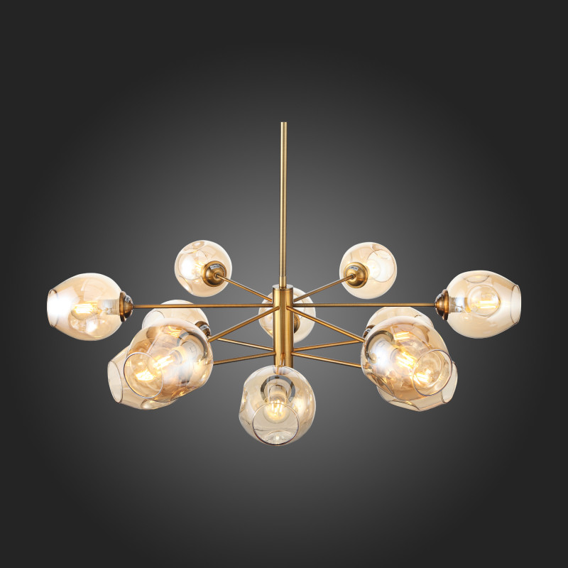 Светильник подвесной 75 см, ST LUCE FOVIA SL1500.203.12 Золотистый