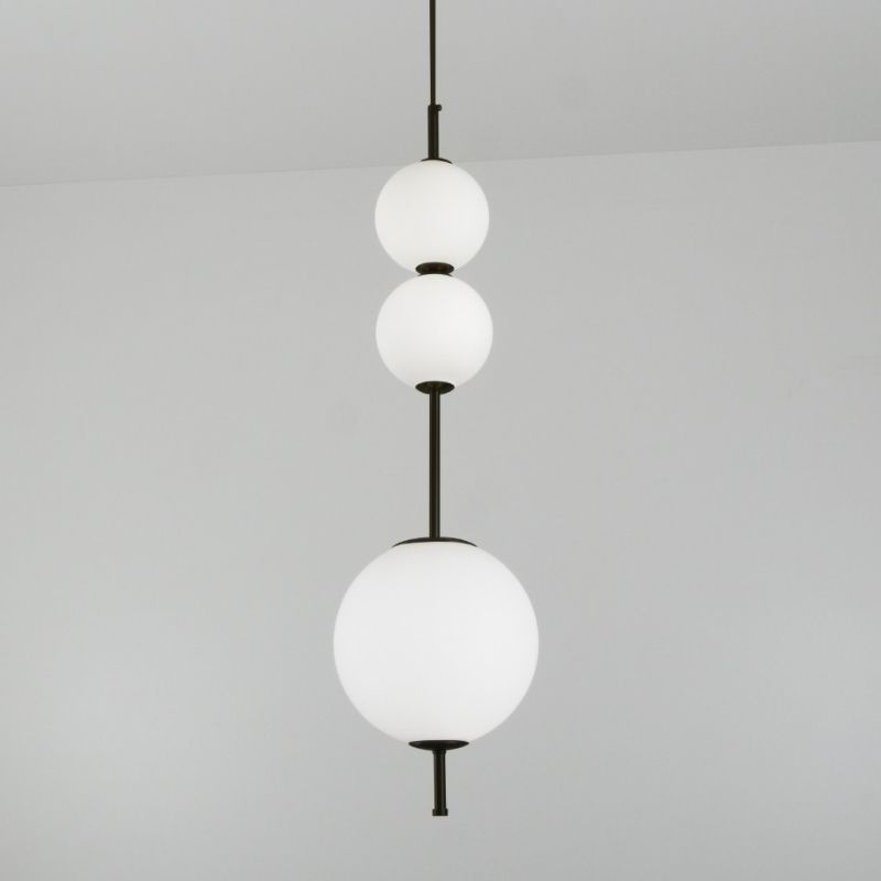 Светильник ElegantLight DZN-13548 ЧЕРНЫЙ  D200/H850-2000/3/LED/18W/4500K (150+200+100mm) 24-12