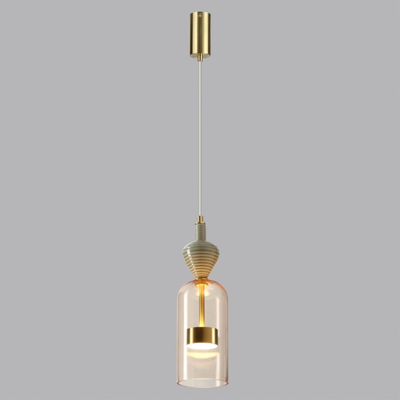 Подвес 12*152 см, LED*12W, 4000К, 1400Lm, 6 м2 Odeon Light Palleta, античная бронза 5045/12LB