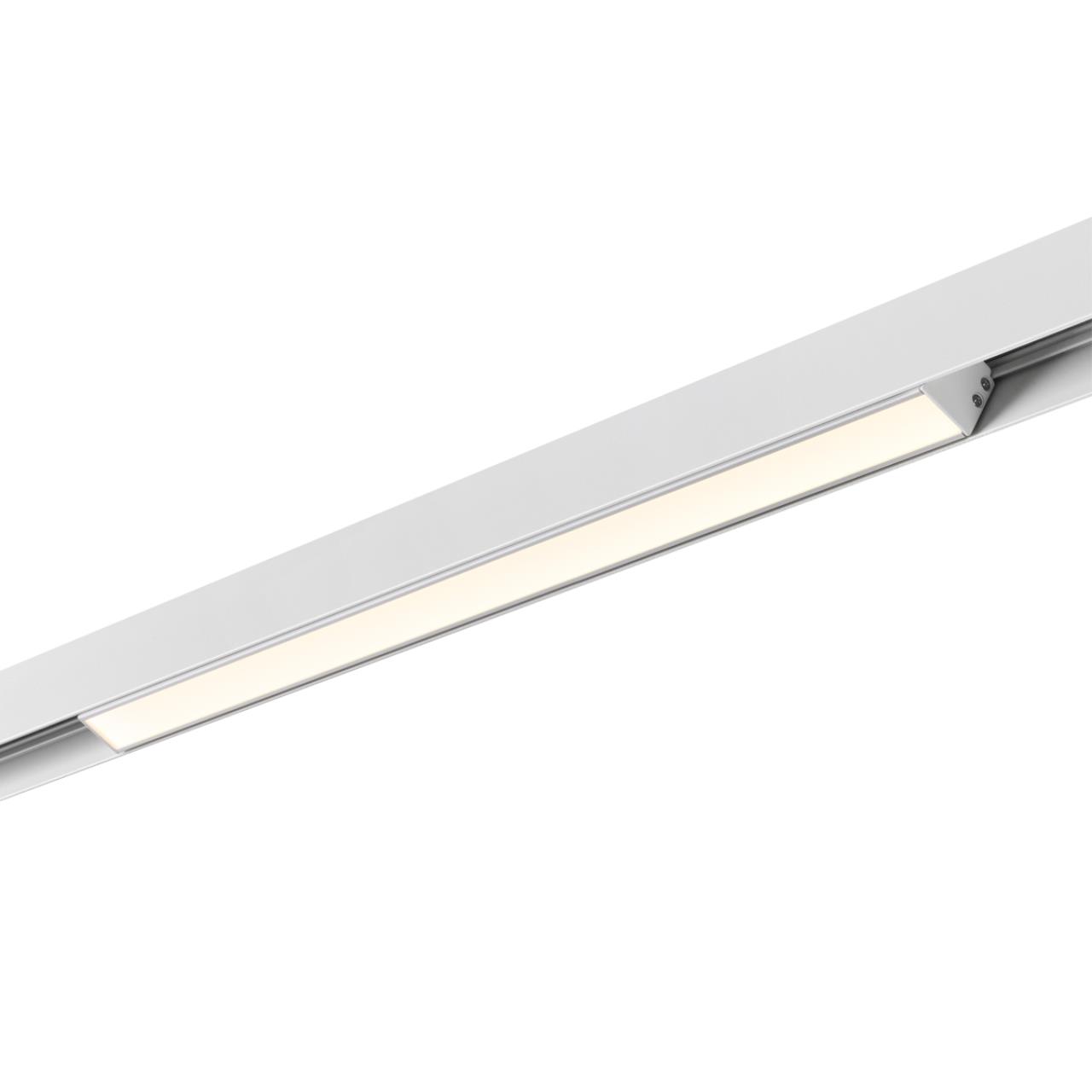 Трековый светильник 49 см для низковольного шинопровода Novotech Flum 358415, LED, 4000K, белый