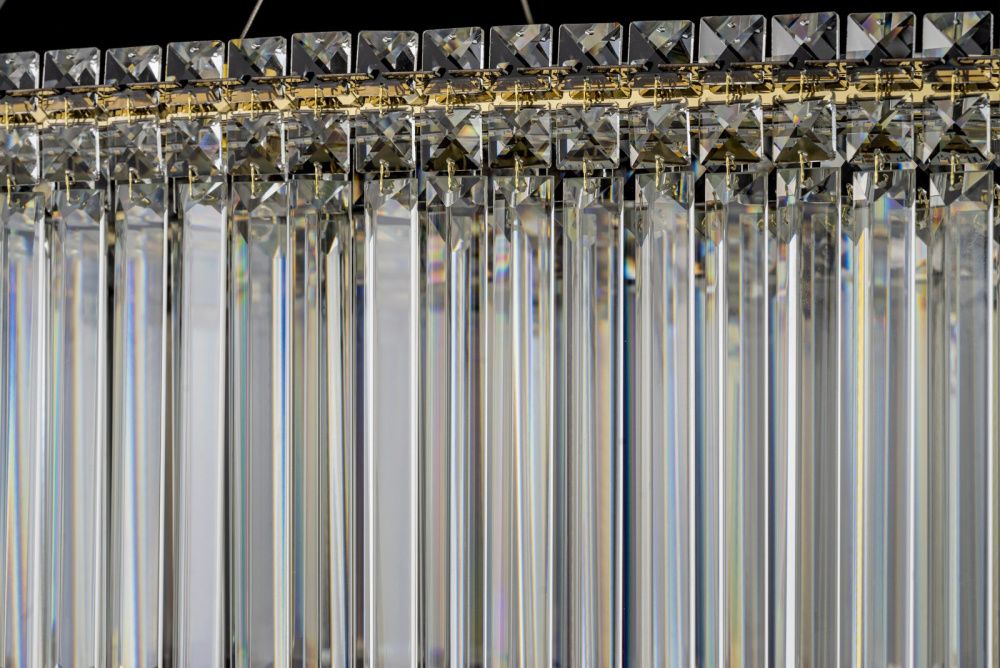 Люстра подвесная ** см, Led лента*LED*150W, 3000/6000K, Arti Lampadari Ovindoli Nickel Ovindoli L 1.5.120x40.101 G, Золото