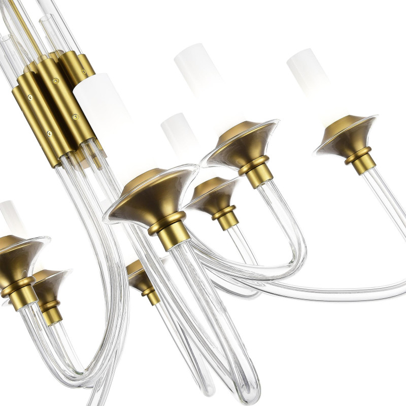 Люстра подвесная 75*61/150 см, 8*E14 ST LUCE Vetrano SL1241.203.08 золотистый