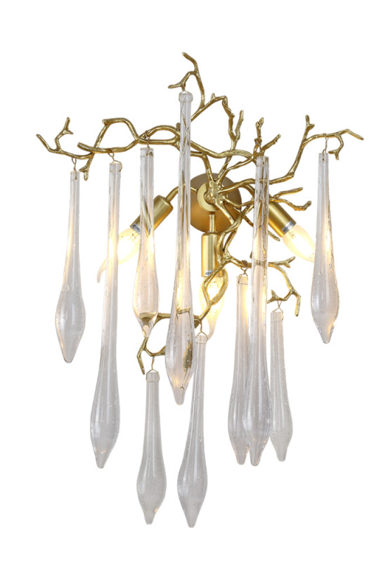 Бра 42*23 см, Crystal Lux REINA AP3 GOLD PEARL Золото
